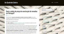 Desktop Screenshot of ao-quadradogaleria.com